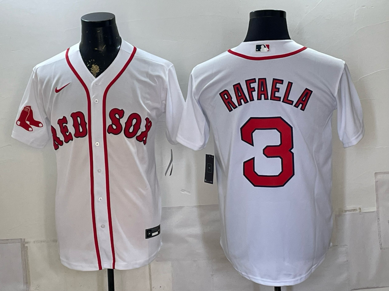 2026 Men Boston Red Sox #3 Rafaela white Nike MLB Jersey 0823001
